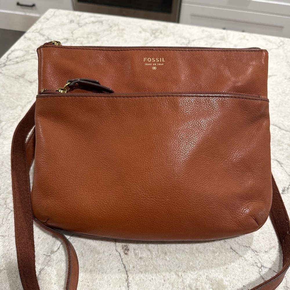 Fossil Leather Crossbody